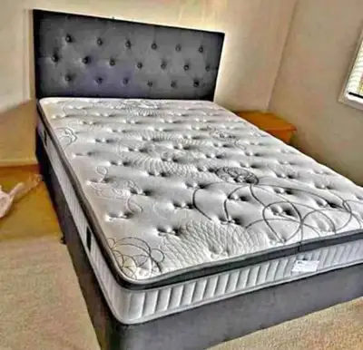 Double Bedframe + Double Mattress Mattress Combo, View more