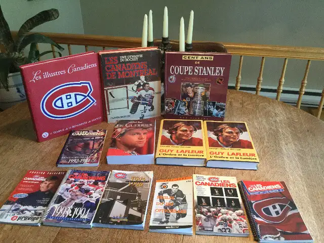 Vintage Les CANADIENS  7 livres hockey an 1989 à 1996 in Other in Laval / North Shore - Image 11