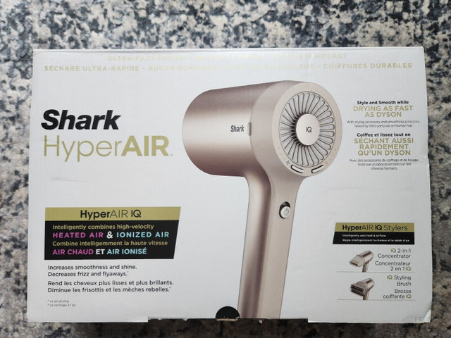 Shark HD112BRN Hair Blow Dryer HyperAIR Fast-Drying with IQ in Irons & Garment Steamers in Hamilton