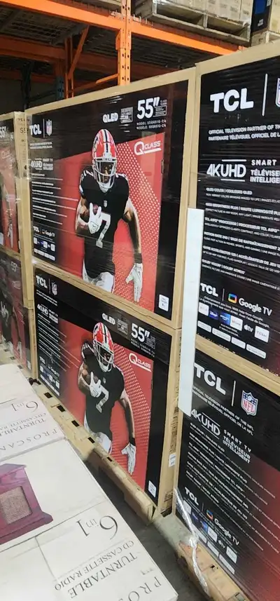 55" TCL QLED 4K GOOGLE SMART TV. $329.99LIMITED TIME OFFER, View more