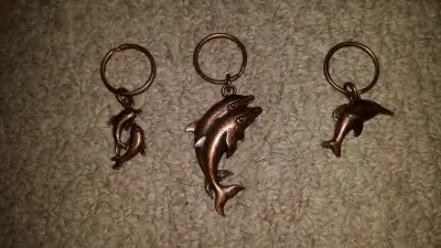 Dolphin keychains, View more