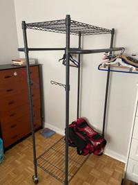 Metal clothes rack 