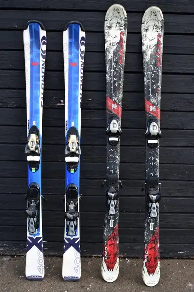 Downhill skis 135 / 143 cm Salomon & Elan, View more