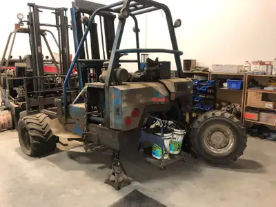 engine runs great ,starts every time . diesel fuel , the entire rear wheel assembly is broken off. $...