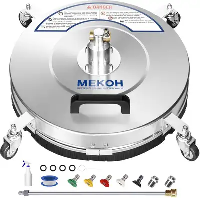 Mekoh 18” Pressure Washer Surface Cleaner - New, View more