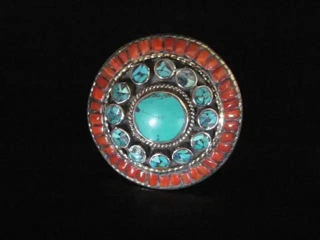 Brand New Turquoise & Coral Sterling Silver*Southwest Collection in Jewellery & Watches in Oakville / Halton Region - Image 8