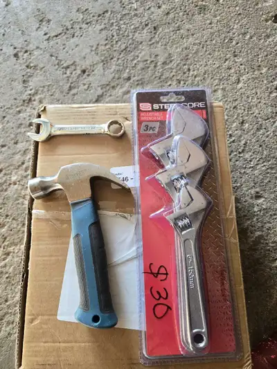 5pc ,3pc adjustable wrench, Hammer,tool, View more