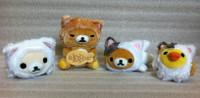 San-X Rilakkuma Plush Toy Small Size Cats Set (Japan Version)