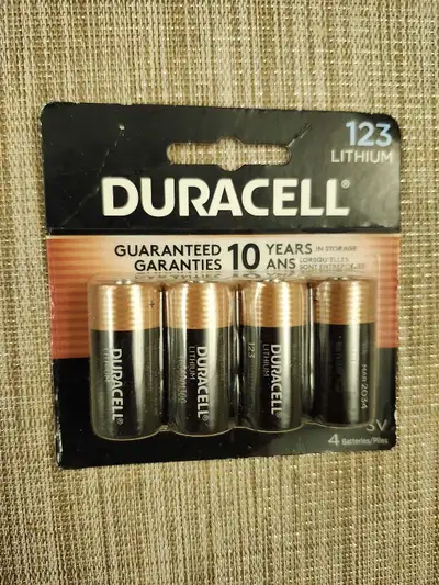 DURACELL LITHIUM 123 BATTERIES, View more