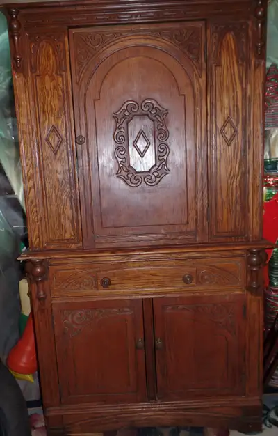 antique hutch, View more