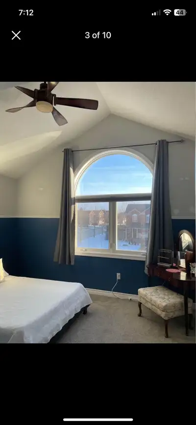 *Private Room and Bathroom For Rent* This sun-filled fully furnished private room with private bathr...