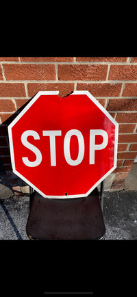 STOP SIGN TRAFFIC SIGN FOR MANCAVE 24 inch by 24 inch. $30 OBO