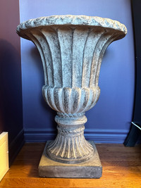 Ornate Concrete Urn