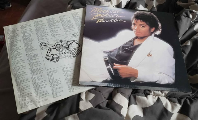 Michael Jackson - Thriller Vinyl LP complete With Inner Sleeve V dans CD, DVD et Blu-ray  à Longueuil/Rive Sud