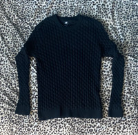 H&M (Size M) Men's Long-Sleeve Black Sweater