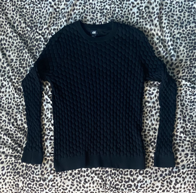 H&M (Size M) Men's Long-Sleeve Black Sweater, View more