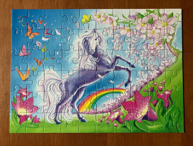 60-Piece Ravensburger Puzzle, Colorful Horse, Complete dans Jouets et jeux  à Ville de Montréal - Image 2