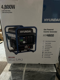 4800W Hyundai Gas Powered Generator  (brand new in box)