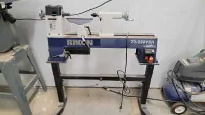 RIKON 70-220VSR Wood Lathe + Complete Pen Turning Setup, View more