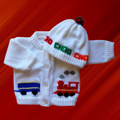 Train Baby Sweater, Handmade NEW Knitted Baby Sweaters, Baby, View more