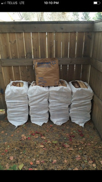 4 Huge 120Lb Bags Dry Birch Firewood+Kindle+Free Delivery*$180