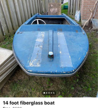 14 foot fiberglass boat
