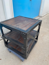 Restoration hardware side table 