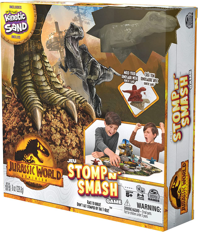Jurassic World Dominion Stomp N' Smash Board Game in Toys & Games in Oshawa / Durham Region