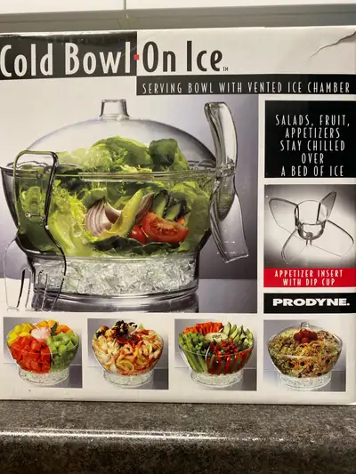 Slightly used serving bowl.