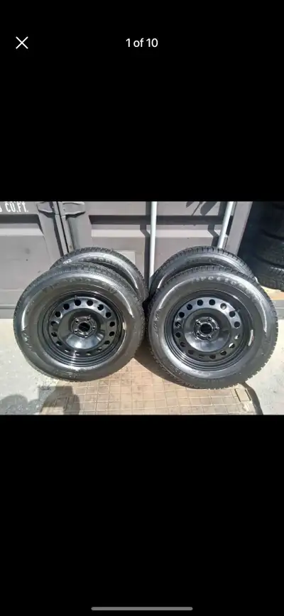 Set of 4 NEW FIRESTONE winter tires rims (225 65 17) pattern (5×108) TPMS 2023 FORD ESCAPE