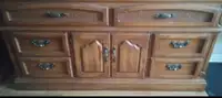 Solid Oak  long dresser