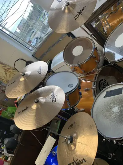 Variety of cymbals - new and used, View more