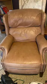 Chaise en vrai cuir
