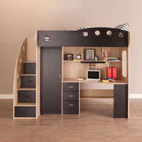 Nika Loft Bed (Bunk Bed) With Storage & Desk