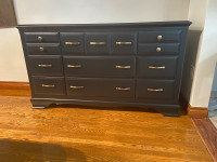 SOLD Solid wood dresser by SINGER