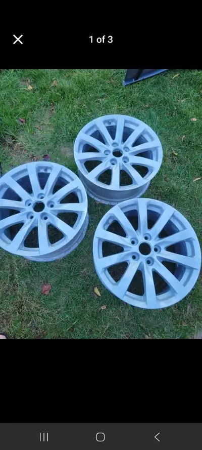 set of 3 genuine Cadillac ATS alloy rims that are currently available for purchase. If this advertis...