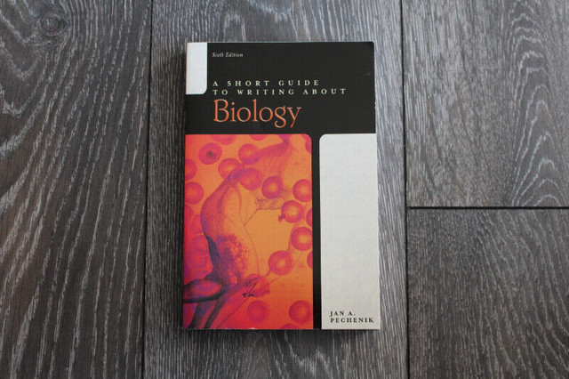 A Short Guide to Writing about Biology by Jan A Pechenik in Textbooks in Hamilton