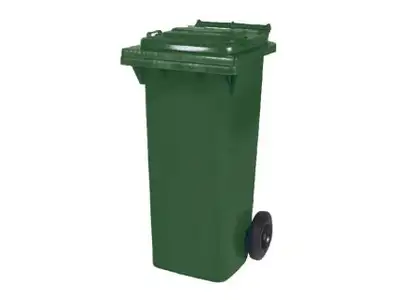 Blue recycling bins also green little ones and big ones herbies, View more