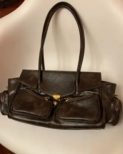 Brown leather Purse (new), View more