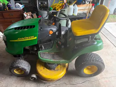 Early 2000 John Deere L110 Lawn Tractor, View more