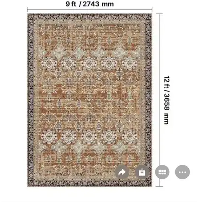 VEVOR Area Rug 9x12 ft, View more