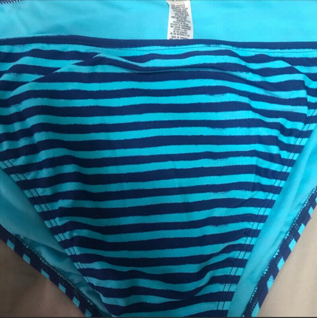 Plus size new blue stripe swim bottoms tags taken off and washed in Women's - Other in Calgary - Image 2