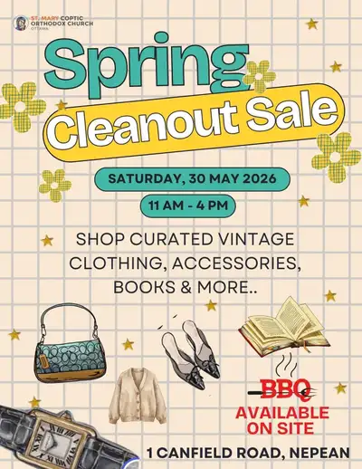 Community Spring Cleanout Sale, View more