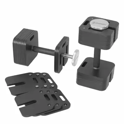 80lb Quick-Lock Adjustable Dumbbells, Set of 2, View more
