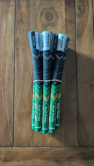 NEW Golf Pride MCC Plus4 Green and Gold Grips, View more