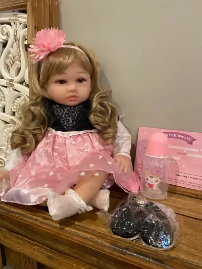 New 24” Reborn Doll Girl, View more