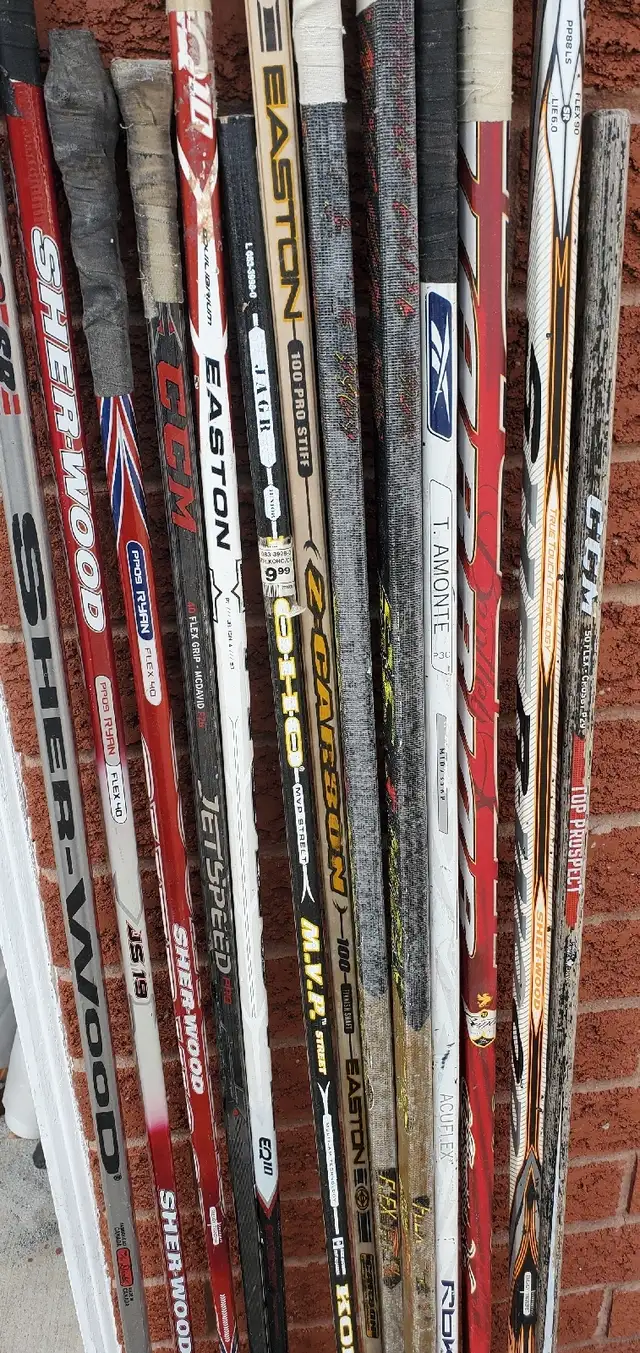 Various Brand Name Hockey Sticks in Hockey in City of Toronto - Image 9
