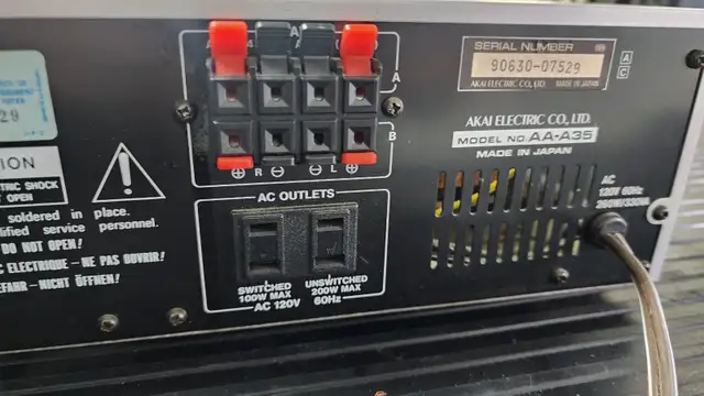 Akai AA-A35Computer Controlled Stereo Receiver as is64959980233475128