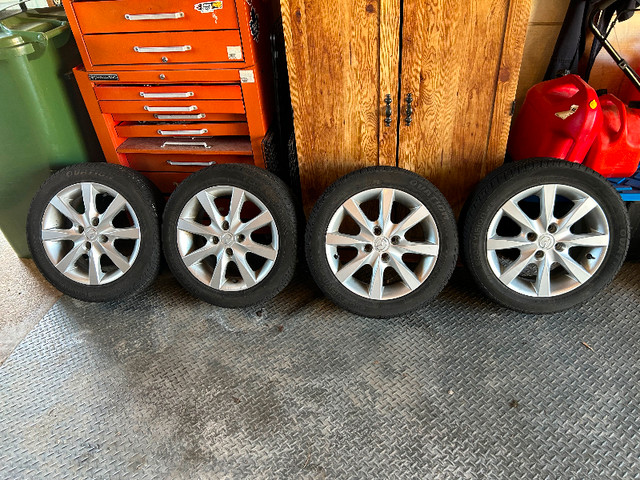 4 Mazda aluminum rims & tires in Tires & Rims in Dartmouth - Image 3