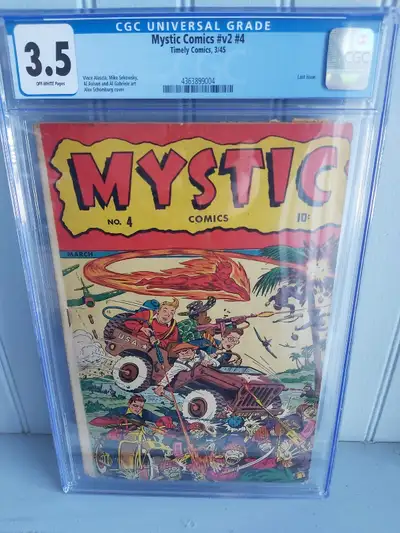 Mystic Comics V2 #4 CGC 3.5, View more
